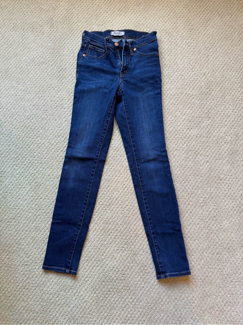 Madewell Dark Indigo Skinny Jeggings